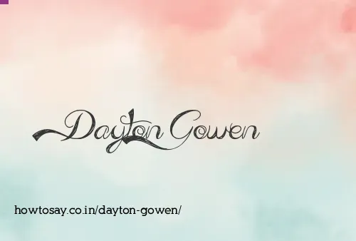 Dayton Gowen