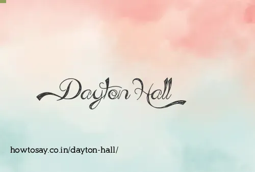Dayton Hall