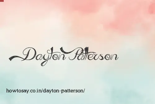 Dayton Patterson