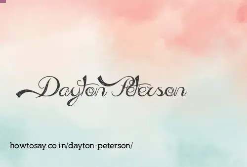 Dayton Peterson