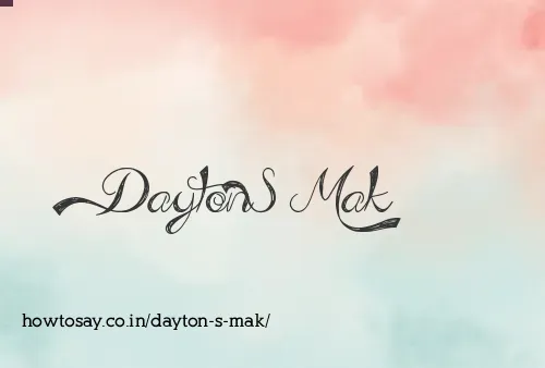 Dayton S Mak