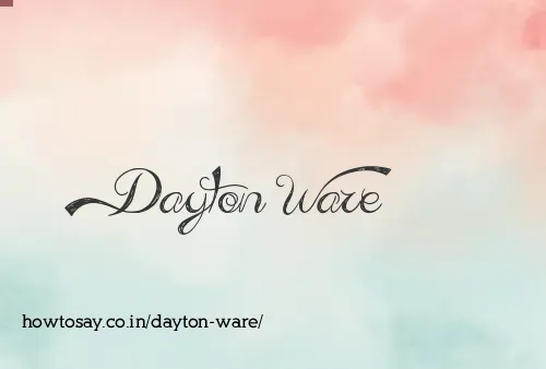Dayton Ware