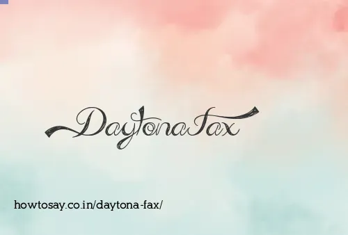 Daytona Fax