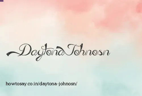 Daytona Johnosn