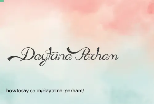 Daytrina Parham