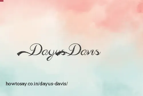 Dayus Davis