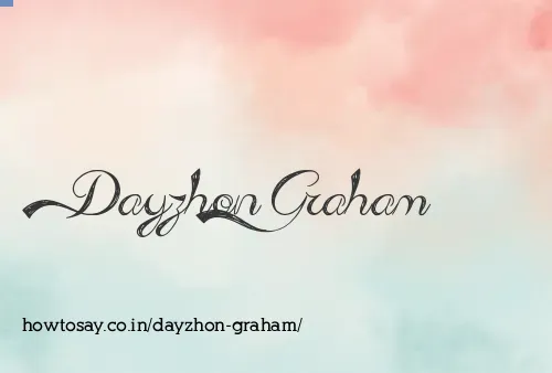 Dayzhon Graham
