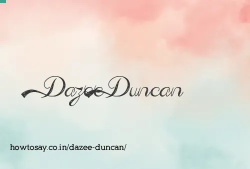 Dazee Duncan
