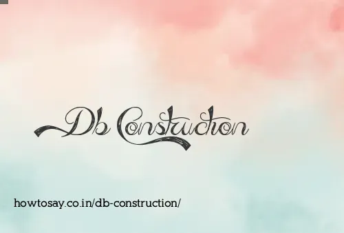 Db Construction