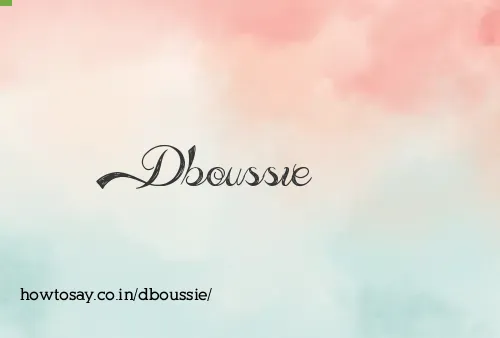 Dboussie