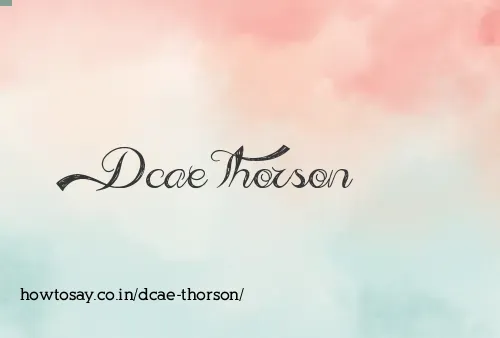 Dcae Thorson