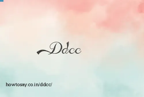 Ddcc