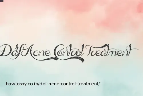 Ddf Acne Control Treatment