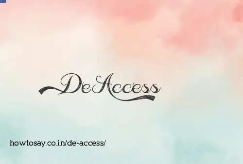 De Access