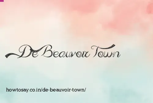 De Beauvoir Town