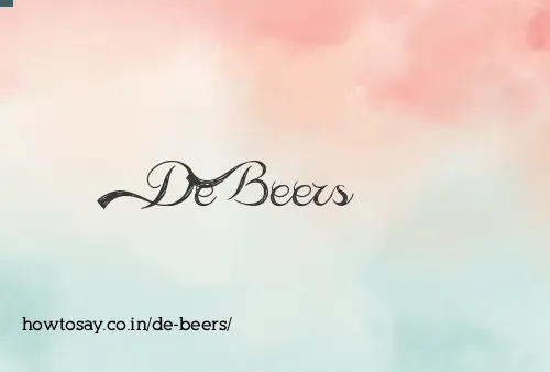 De Beers