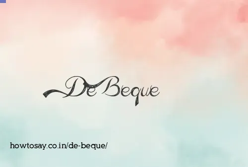 De Beque