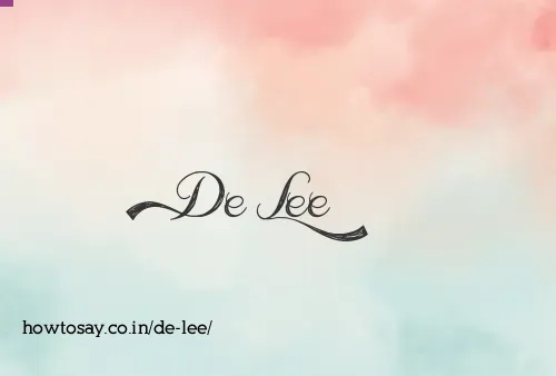 De Lee