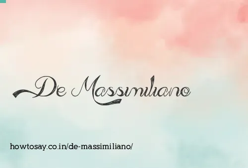 De Massimiliano