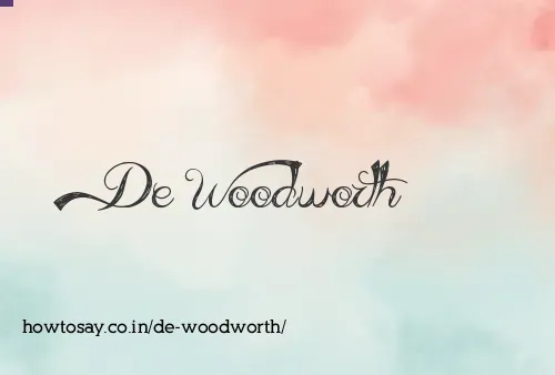 De Woodworth