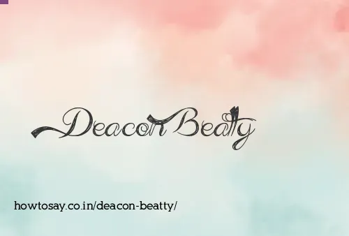 Deacon Beatty