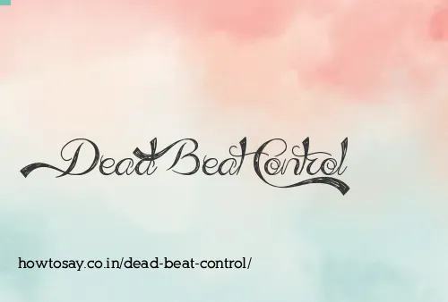 Dead Beat Control