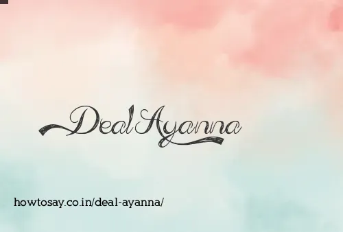 Deal Ayanna