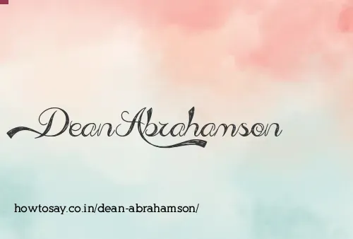 Dean Abrahamson