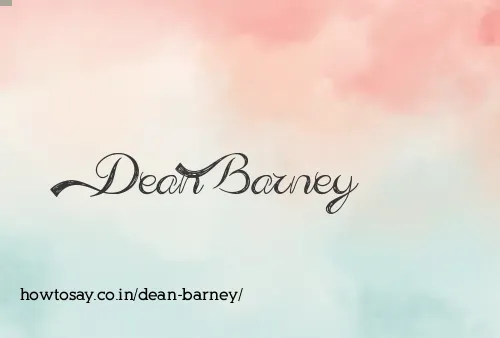 Dean Barney