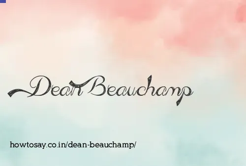Dean Beauchamp