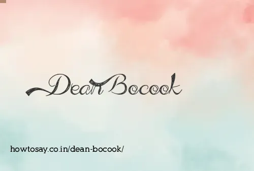 Dean Bocook
