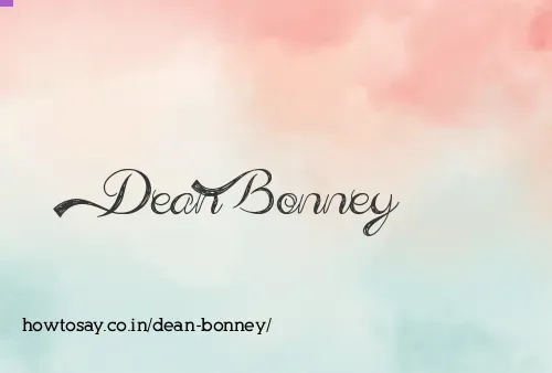 Dean Bonney