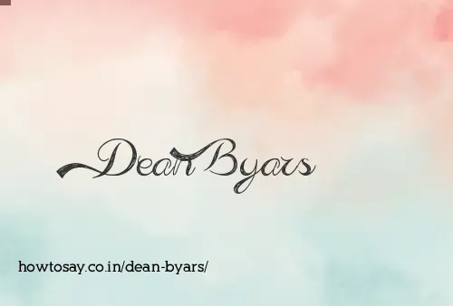 Dean Byars