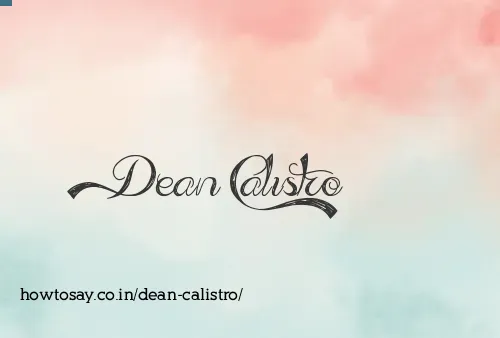Dean Calistro