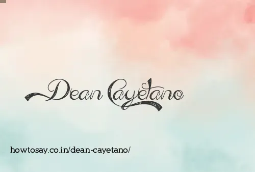 Dean Cayetano