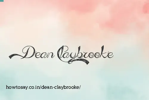 Dean Claybrooke