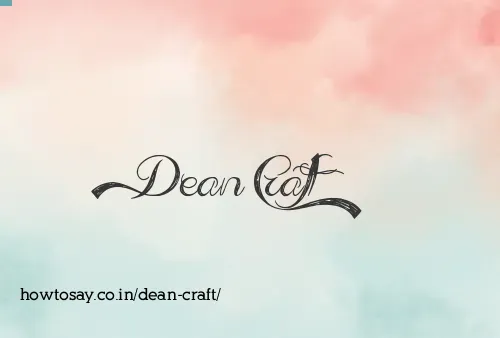 Dean Craft
