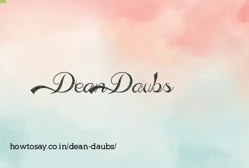 Dean Daubs