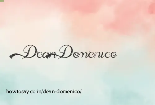 Dean Domenico