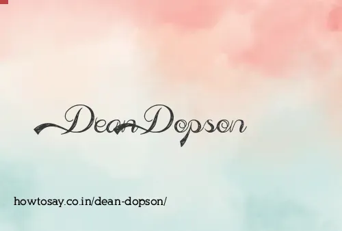 Dean Dopson