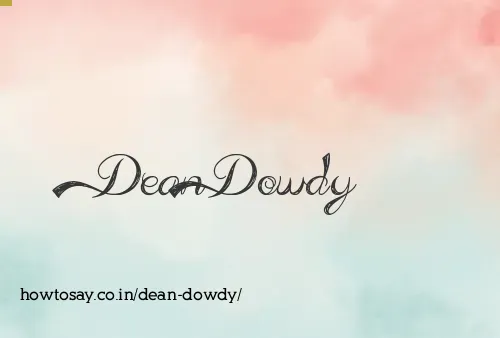 Dean Dowdy