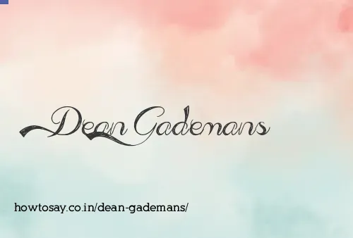 Dean Gademans