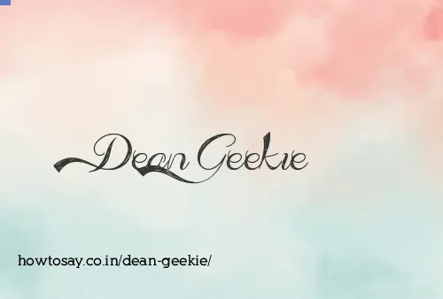 Dean Geekie