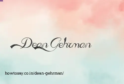 Dean Gehrman