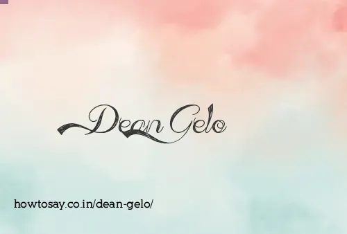 Dean Gelo