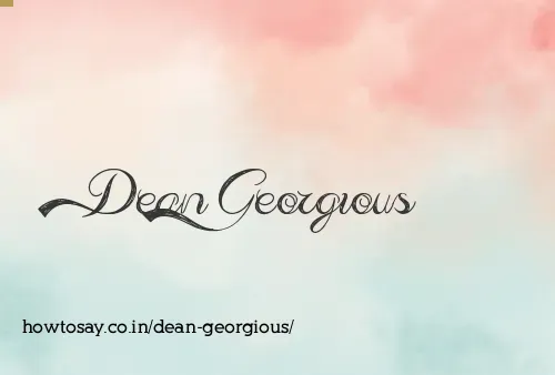 Dean Georgious