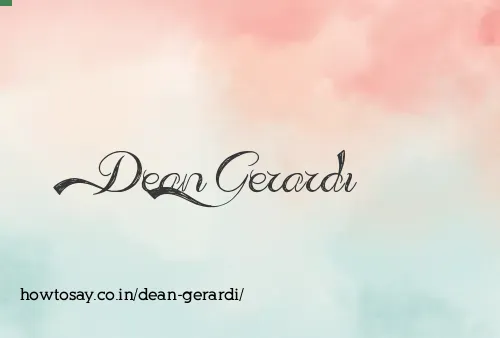 Dean Gerardi