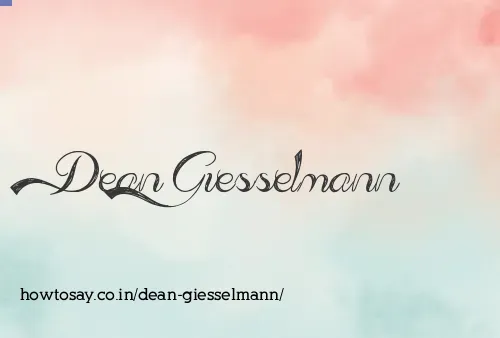 Dean Giesselmann