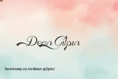 Dean Gilpin