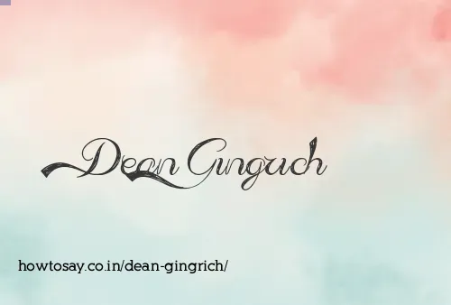 Dean Gingrich
